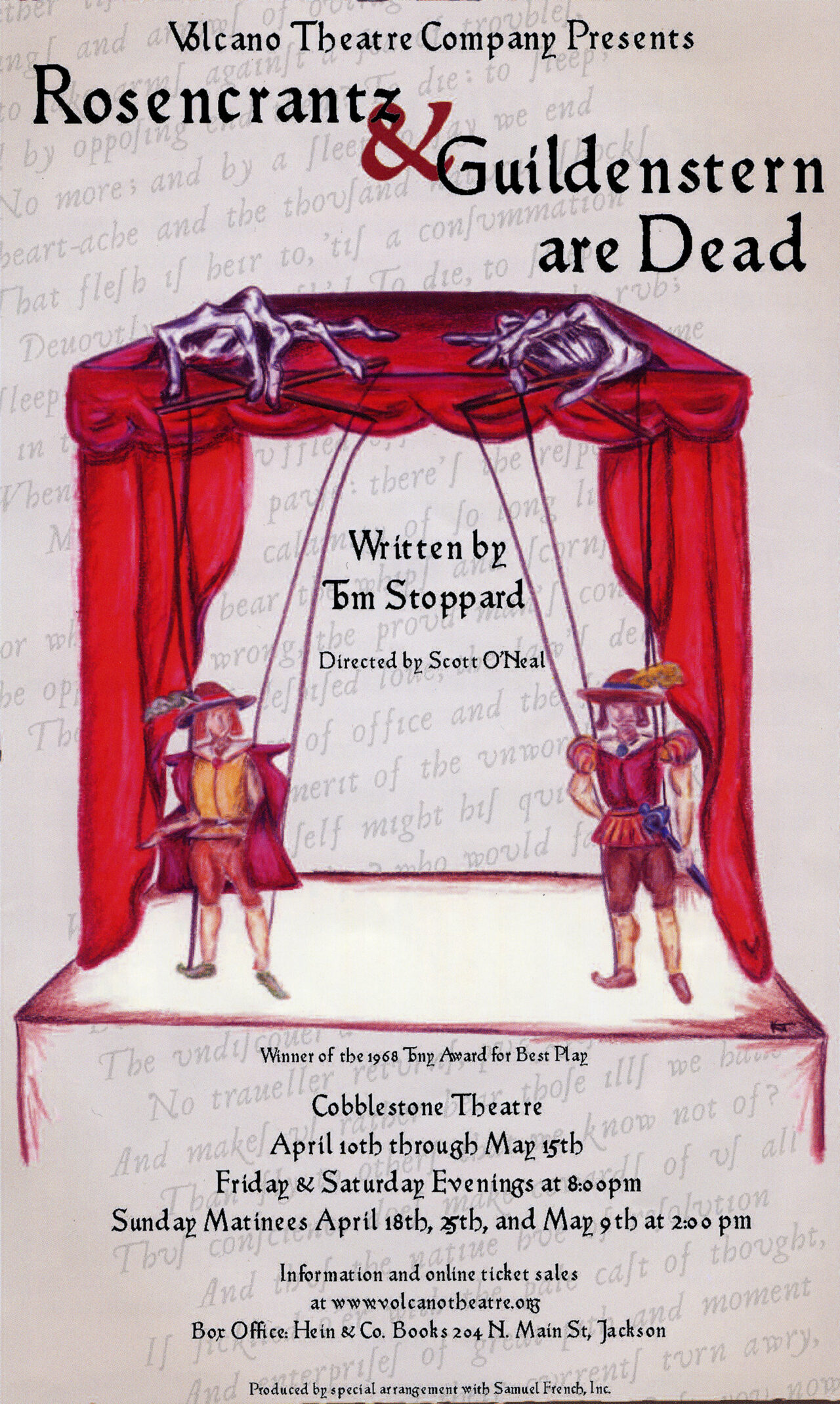 Rosencrantz & Guildenstern Are Dead | Volcano Theatre Company