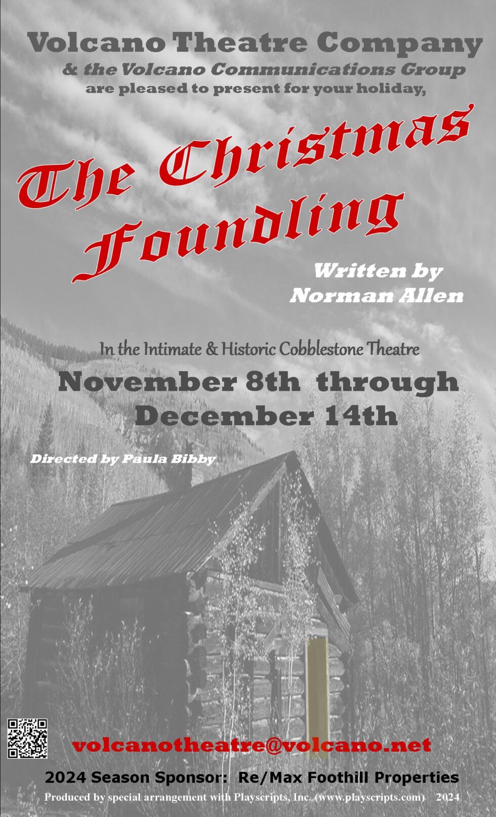 The Christmas Foundling Volcano Theatre Company